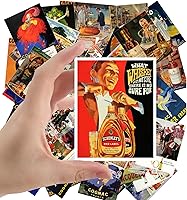 Vista 1 de Calcomanías grandes (24 piezas de 2.5 x 3.5 pulgadas) Whisky y Cognac Ads Posters Vintage Adverts