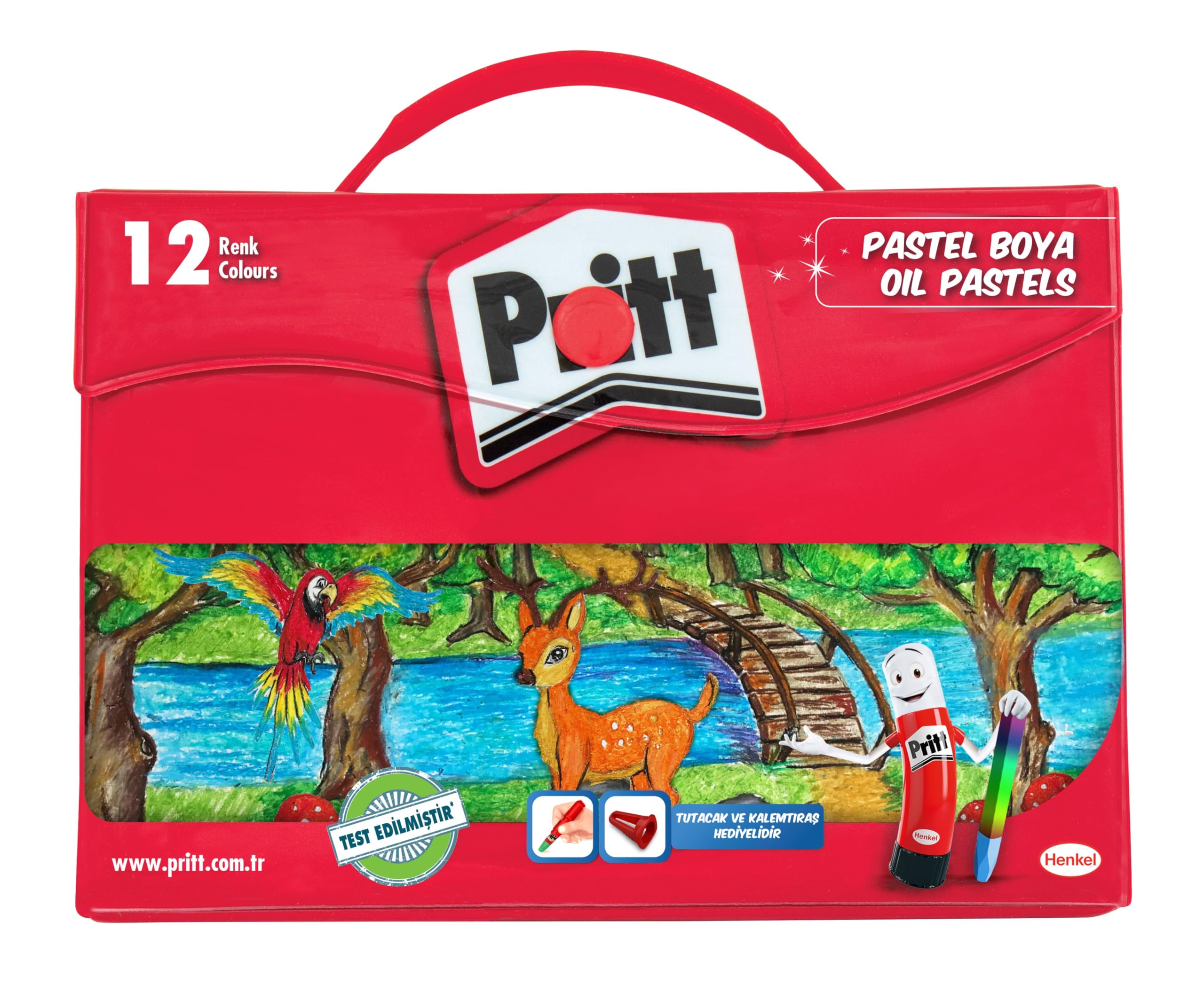 Pritt 12’li Pastel Boya - Çantalı Ambalaj