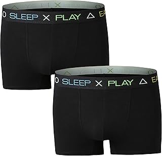 Gamer Shorts Clothing! Pack of 2 Novelty Boxer Shorts Gifts - Size (UK XS -XL) Gaming Gifts – EAT SLEEP PLAY Premium Men's and Boys Underpants - Fun Accessories
