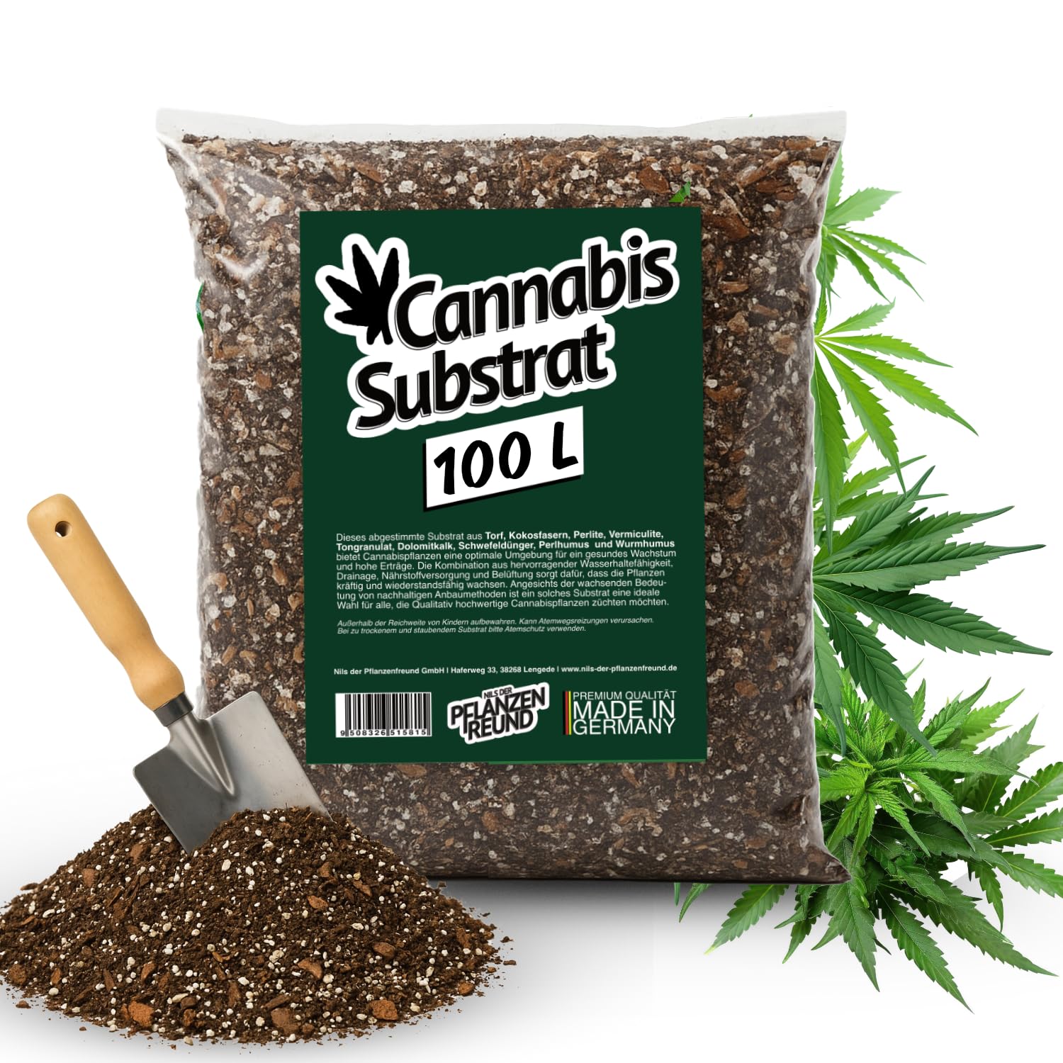 Ziemia do konopi (100 L) – podłoże do uprawy konopi, ziemia do cannabis indoor i outdoor, bogata w składniki odżywcze