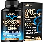 Glucosamine Chondroitin MSM Collagen | HSA | Joint Support Supplement 2800 mg | Made in USA | FSA Approved Product Items | Flexibility Nutritional Vitamins | For Men & Women, 120 Capsules
