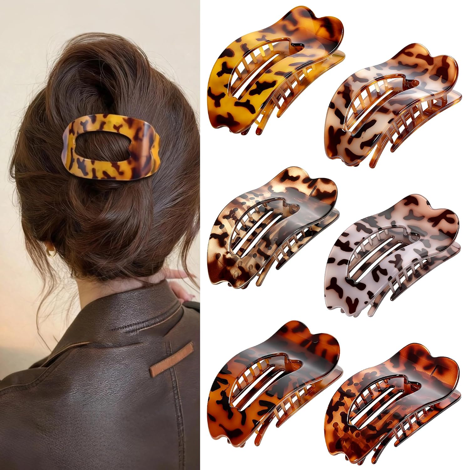 Flat Hair Clips for Women - Strong No-Slip Grip