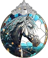 Vista 19 de Adorno de Navidad de Quilling 2025, Árbol de Navidad de Forma Redonda, Adorno de Acrílico de 4 Pulgadas, Arte de Adorno Navideño, Decoración