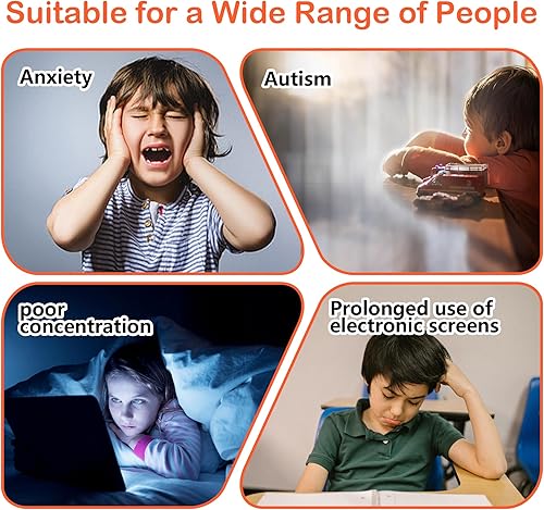 Miniatura 5 de Silla giratoria sensorial para niños autistas, silla giratoria sensorial, juguete para sentarse y girar para equilibrio y coordinación, asiento