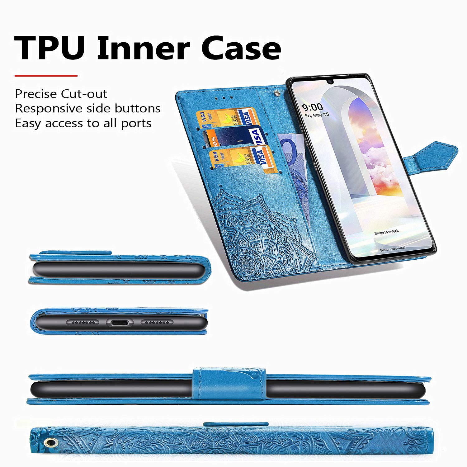 Amazon.co.jp: LG VELVET ケースキラキラ NTT ドコモ L-52A ケース