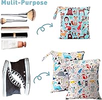 Luiertas, luiertas, wettas, organizer, zak, neuszakken, herbruikbare organizer, tas met ritssluiting, voor kleine kinderen, luiers reizen, gym, strand, zwembad