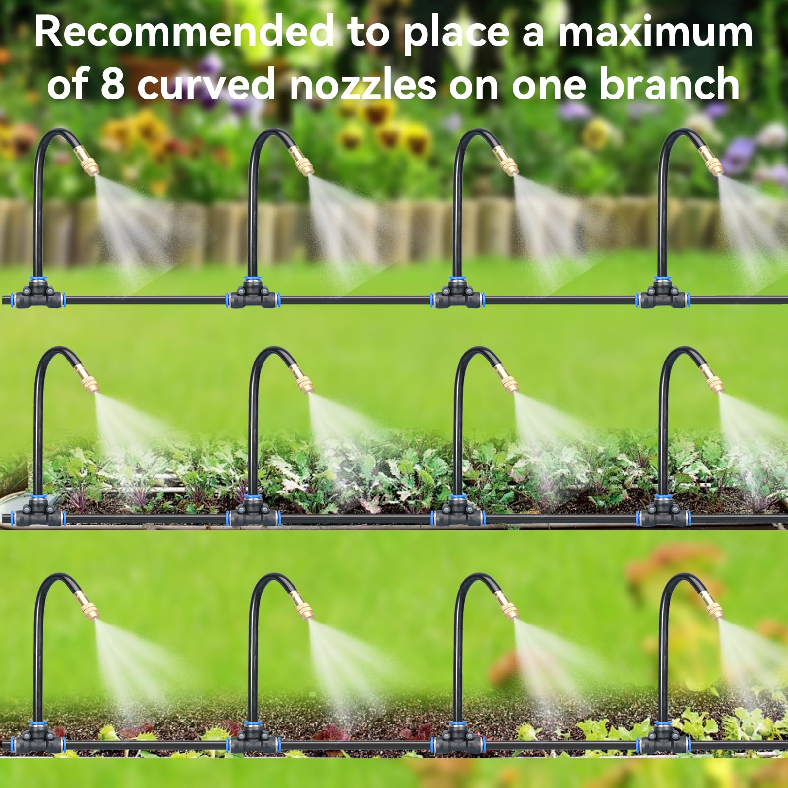 Sistema Di Irrigazione Automatico Solare Da 15 M, Kit Di Irrigazione A Goccia Con Timer Per Balconi Terrazze Giardini 88408148