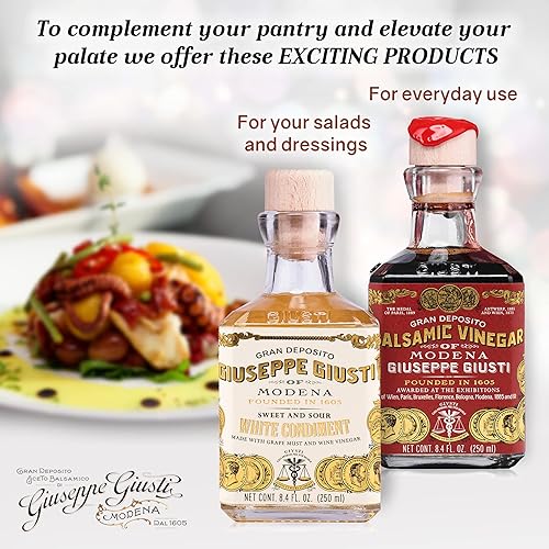 Miniatura 9 de Giuseppe Giusti - Vinagre balsámico de Módena tradicional de 25 años certificado DOP - Aceto Balsamico Tradizionale Extra Vecchio 34fl oz