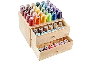 Embroidery Thread Box: Keep 90 Spools Tidy and Convenient