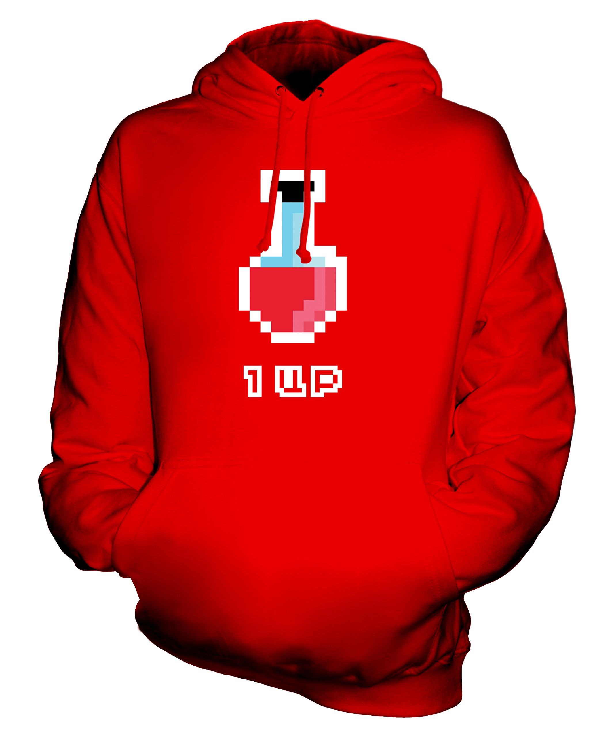 Candymix Videogiochi Pozione di Salute Unisex Uomo Donna Felpa con Cappuccio