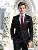 Set de traje para hombre de 5 piezas, 2 tipos de tela: elástica y estándar 5