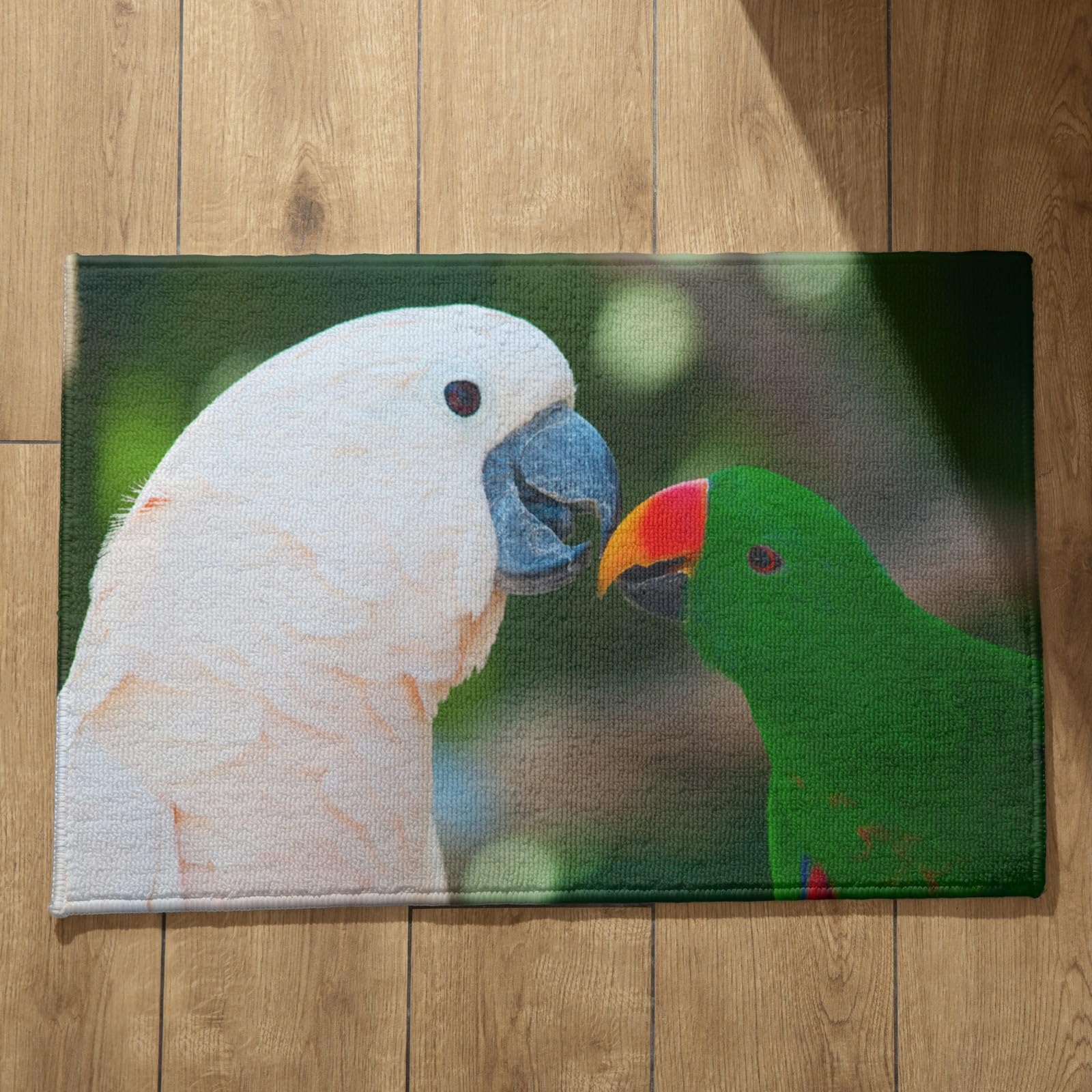 Tapis de cuisine absorbant CEVAN 50x80cm motif perroquet