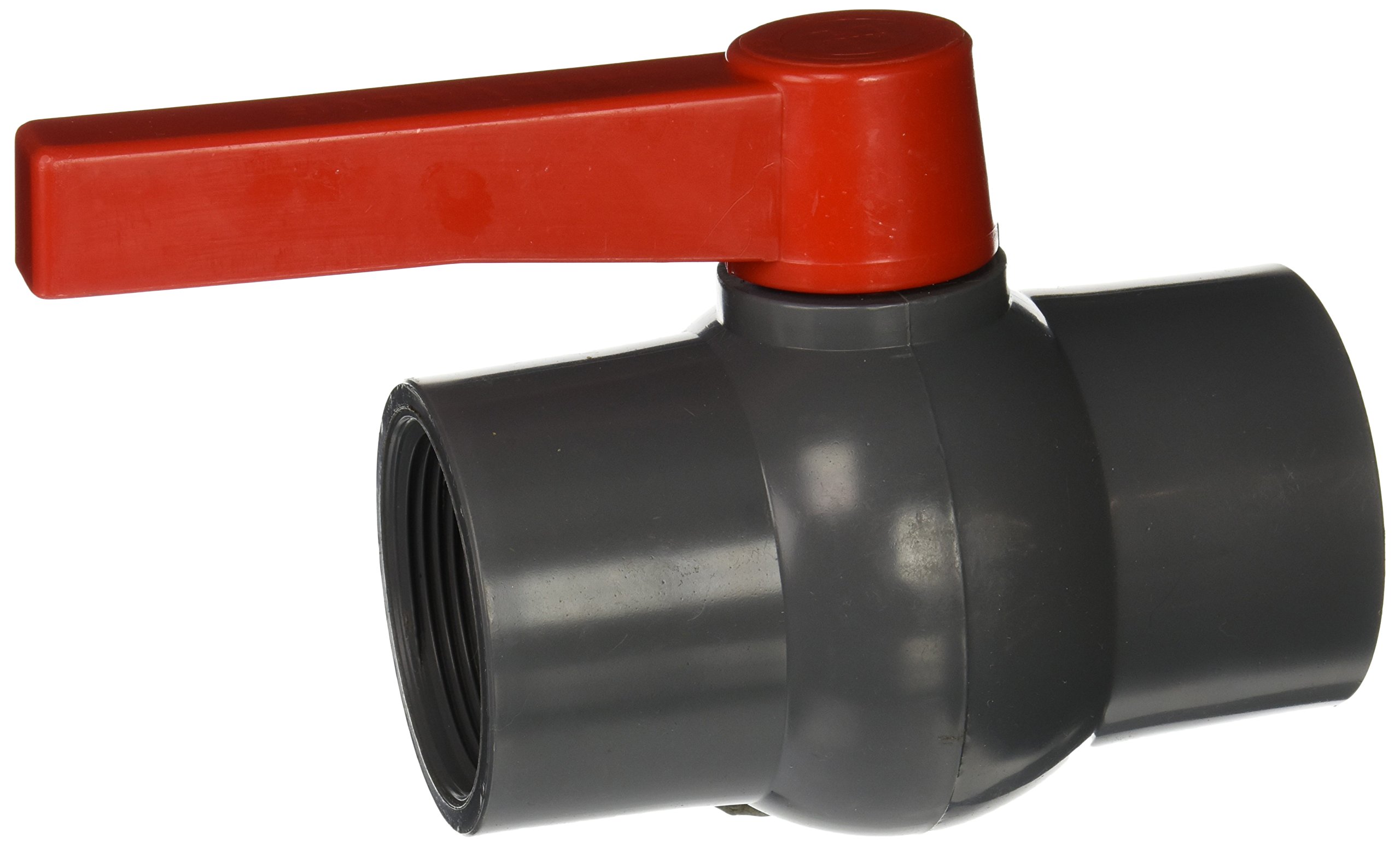 Hayward QVC1025TSEG 2-1/2 pulgadas gris QVC serie compacta válvula de bola con conexión de extremo roscado