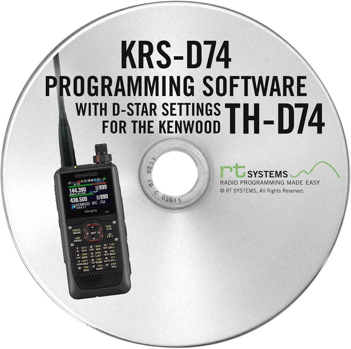 RT SystemsProgramming Software Only for the Kenwood TH-D74A