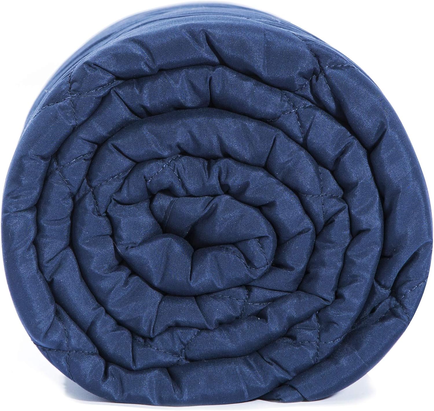 BlanQuil Basic Weighted Blanket (Navy, 15) Home & Kitchen