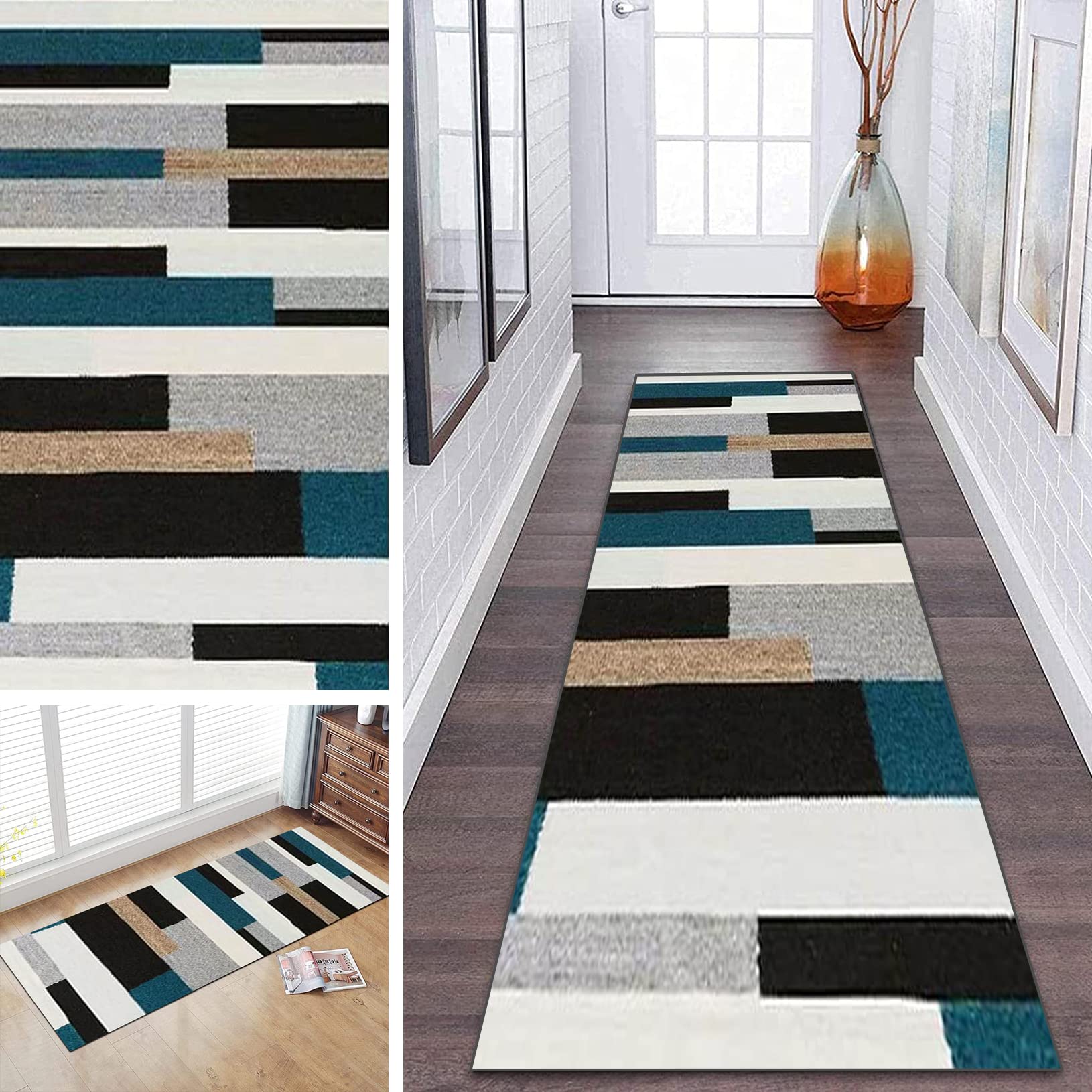 Tapis de passage 110x120cm lavable et antidérapant pour cuisine