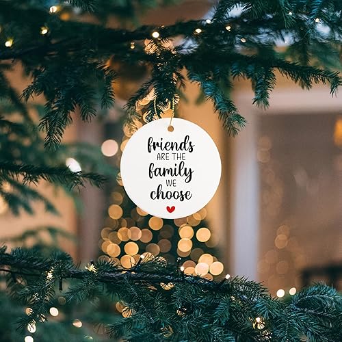 Miniatura 3 de Adorno de cerámica para mujer, letrero de recuerdo, placa redonda, adornos de amigos, regalos de amistad para mujeres, hermanas, regalos de