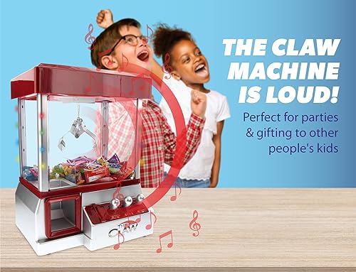 Miniatura 5 de Etna Máquina electrónica de garra de arcada - Máquina de agarre de juguete con luces LED intermitentes y sonido