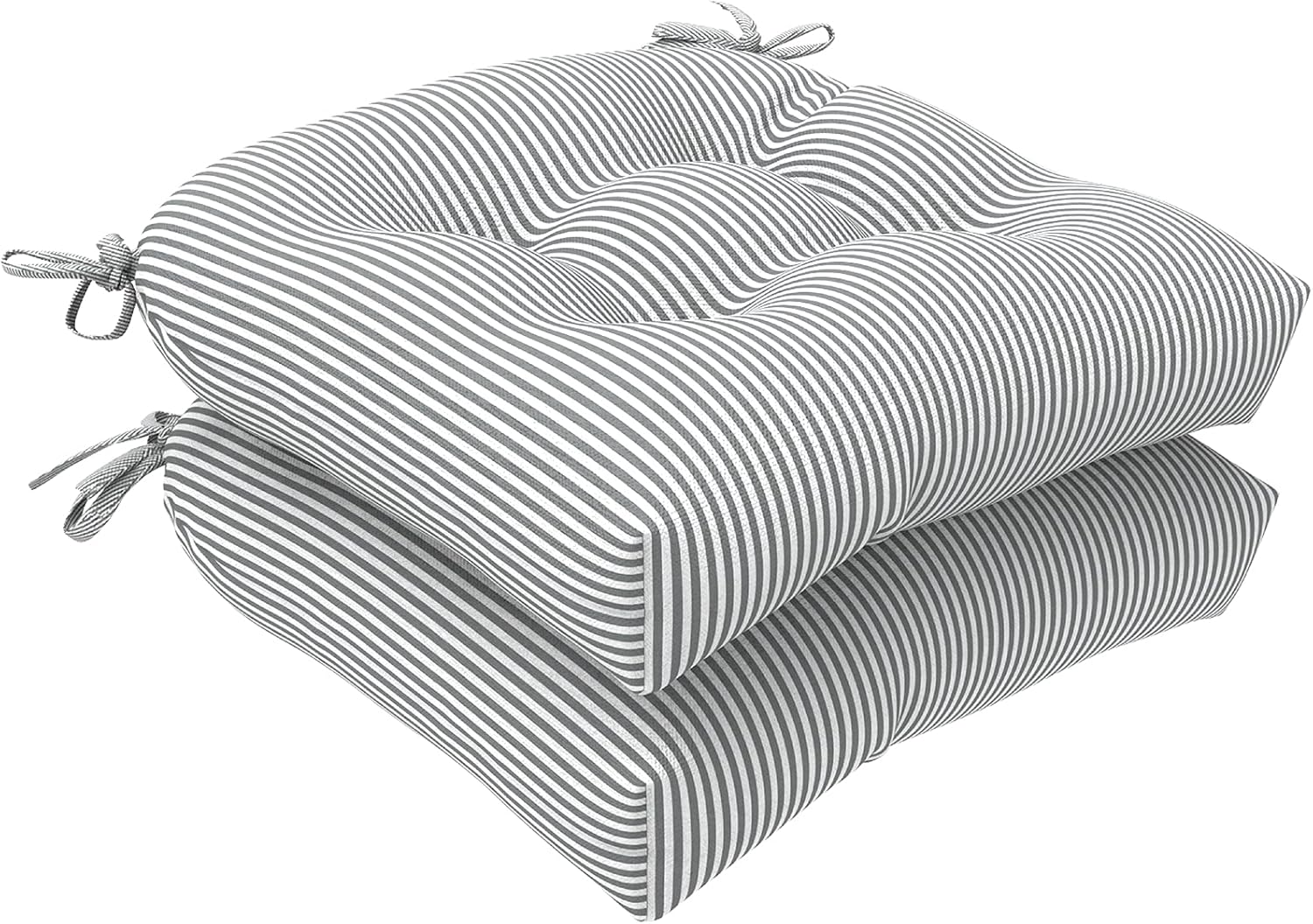 LVTXIII Patio UShaped Wicker Seat Cushion, Outdoor Tufted