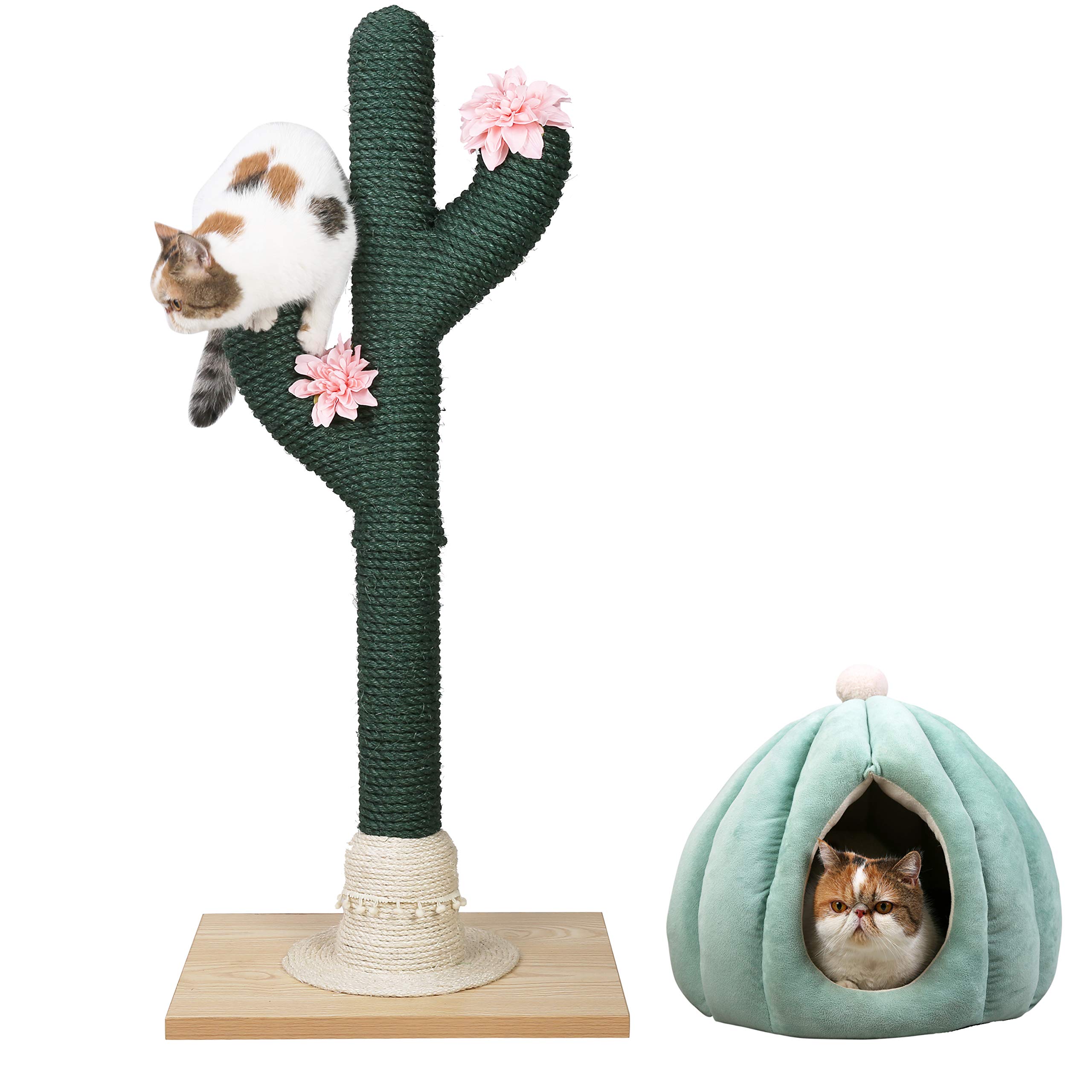 handmade cat scratching post
