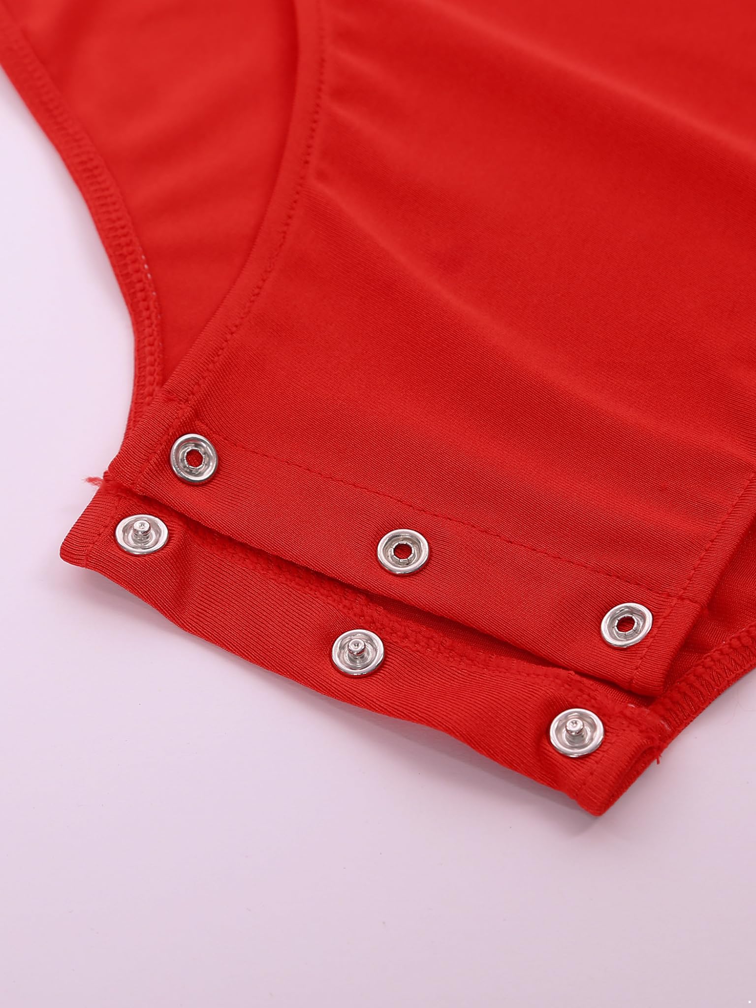 Runhomal Adultos Hombres Traje De Patinaje Artístico Top Baile Latino para Hombres Camisa De Patinaje Profesional Manga Larga de Malla