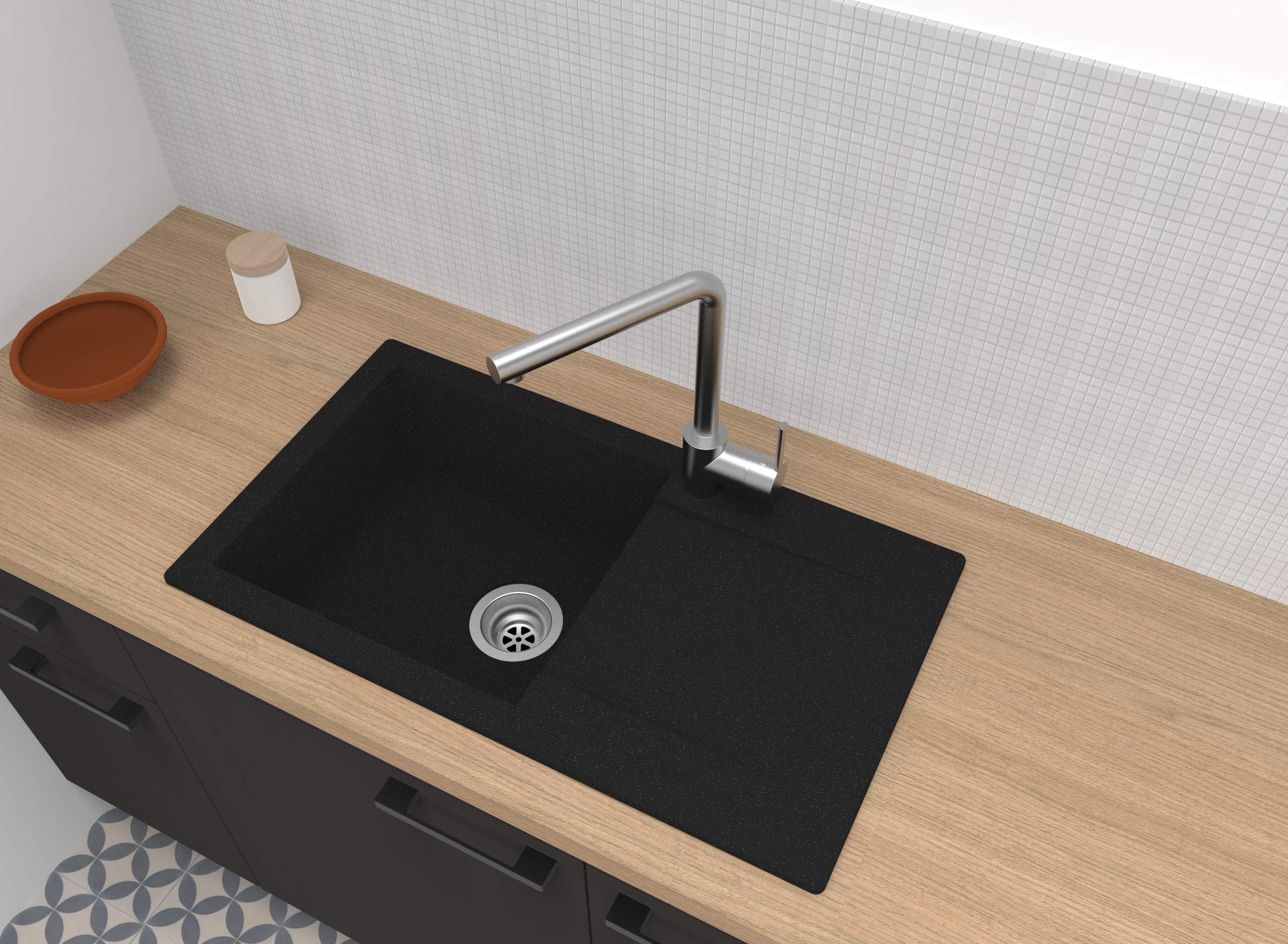 Respekta ALINEO100 - Black, 78 x 44 cm