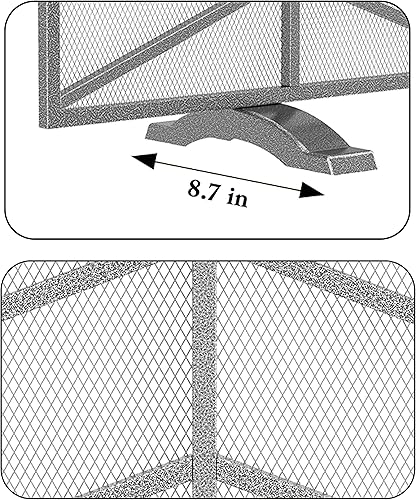 Miniatura 6 de Fire Beauty Panel individual hecho a mano de malla de hierro forjado cheurón para chimenea, protector contra chispas contra incendios para sala de