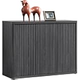 SICOTAS Buffet Cabinet with Storage Accent Sideboard with 3 Doors Modern 46.6