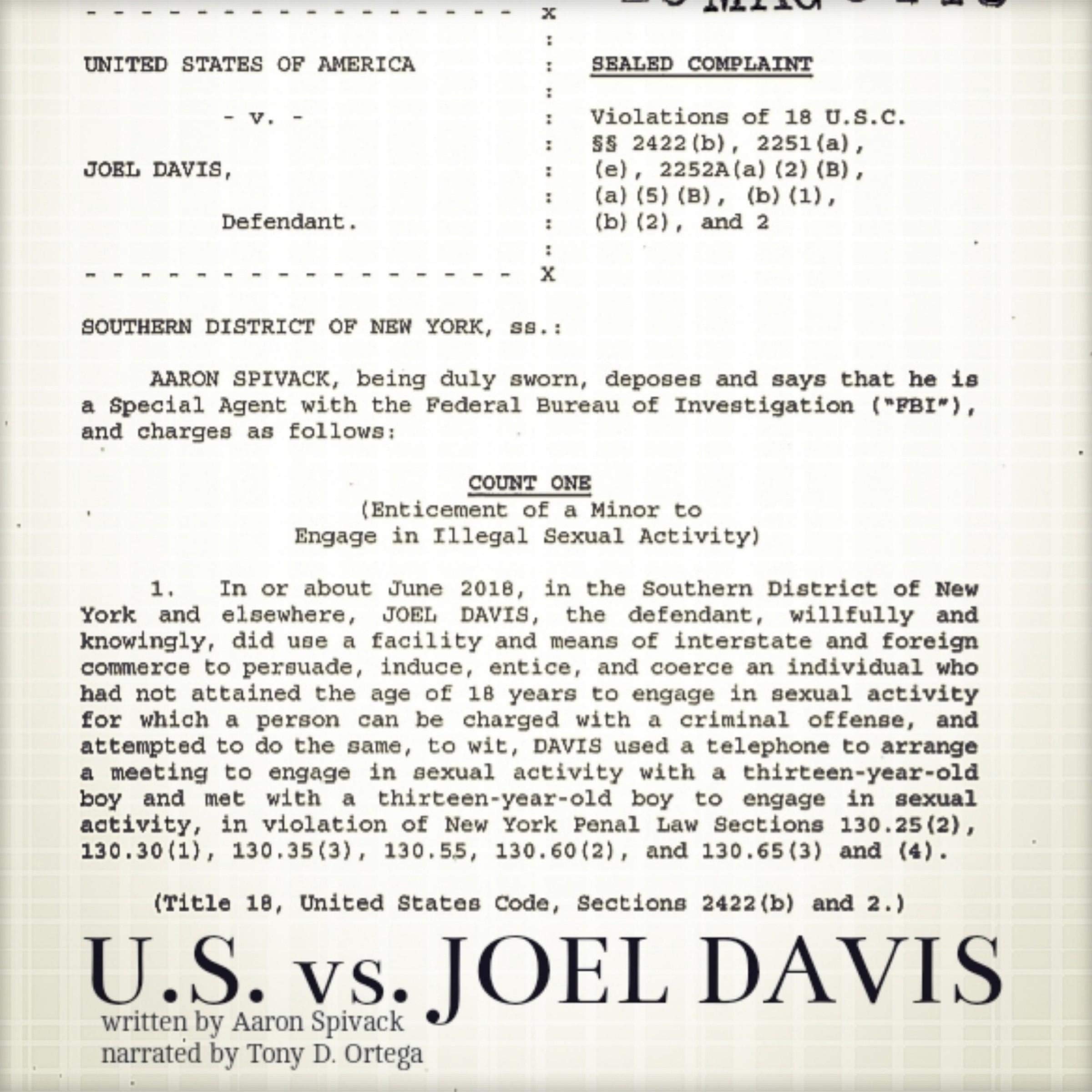 United States vs. Joel Davis