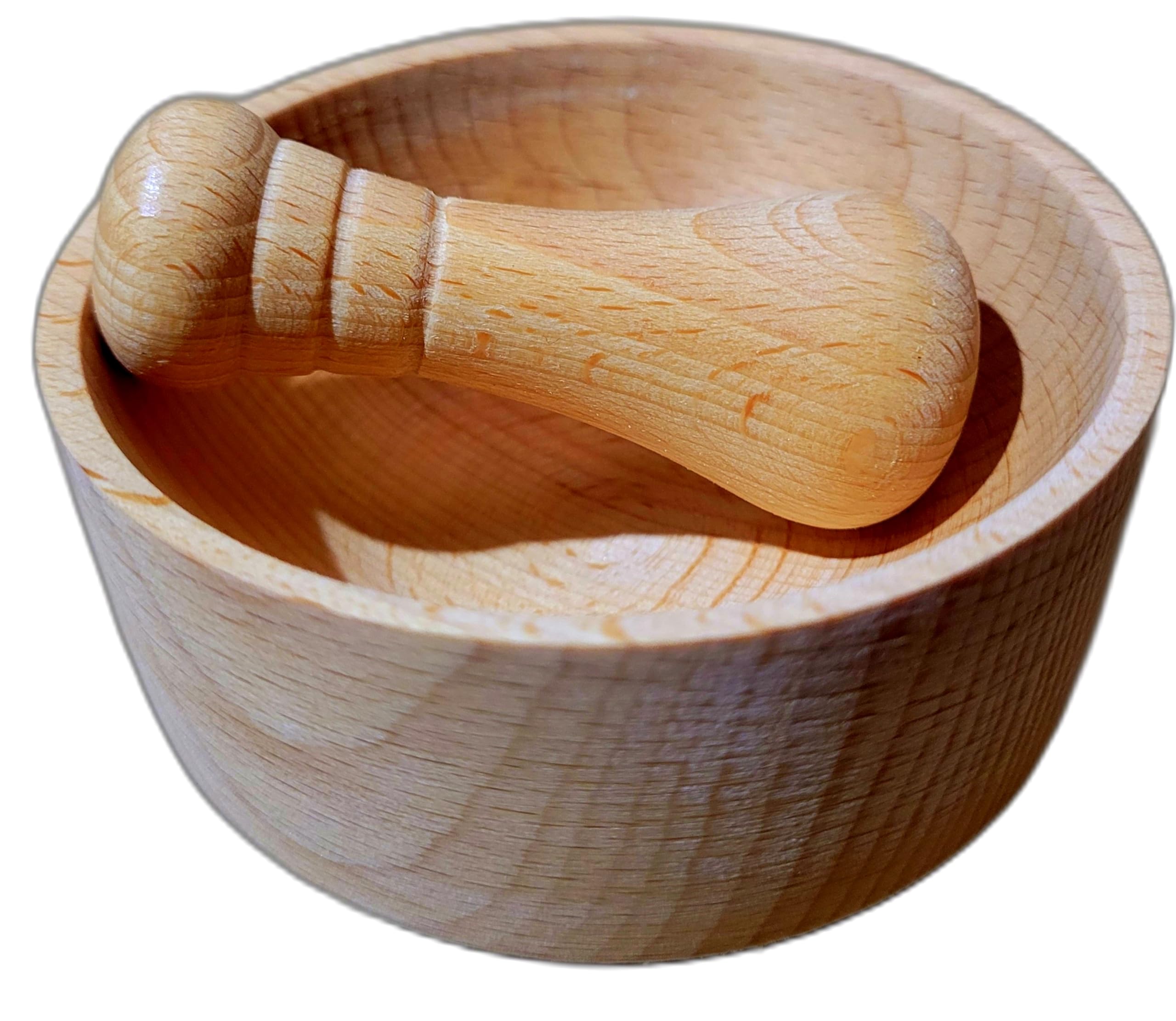 M02 - Molinillo de madera natural con molinillo de hierbas