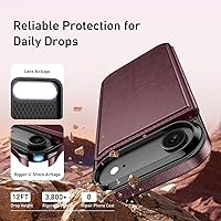 Vista 557 de LETO para iPhone 15 Pro Funda tipo cartera - Tapa tipo folio con patada - Diseños de moda - Tarjetero - Funda protectora para mujeres y niñas - 6.1