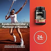 Vista 3 de Optimum Nutrition Estándar dorado 100% Proteína de Suero de Leche en Polvo, Pie de lima, 1.8 Libra