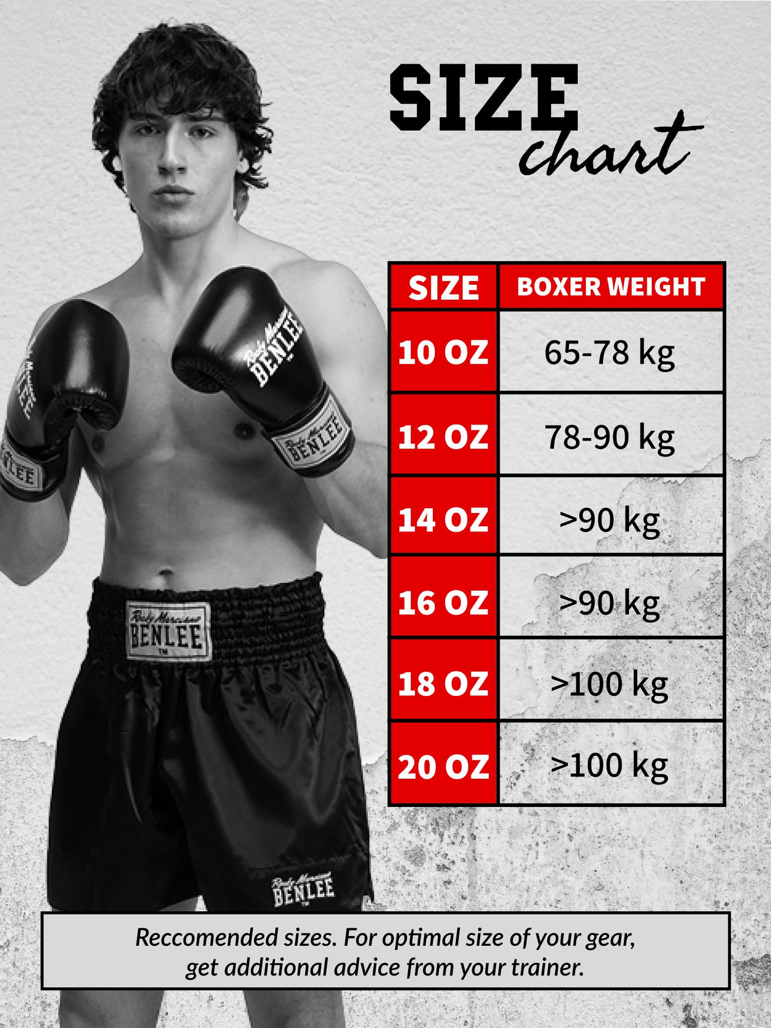 BENLEE Rocky Marciano Sugar Deluxe - Guantes de Boxeo. Unisex Adulto