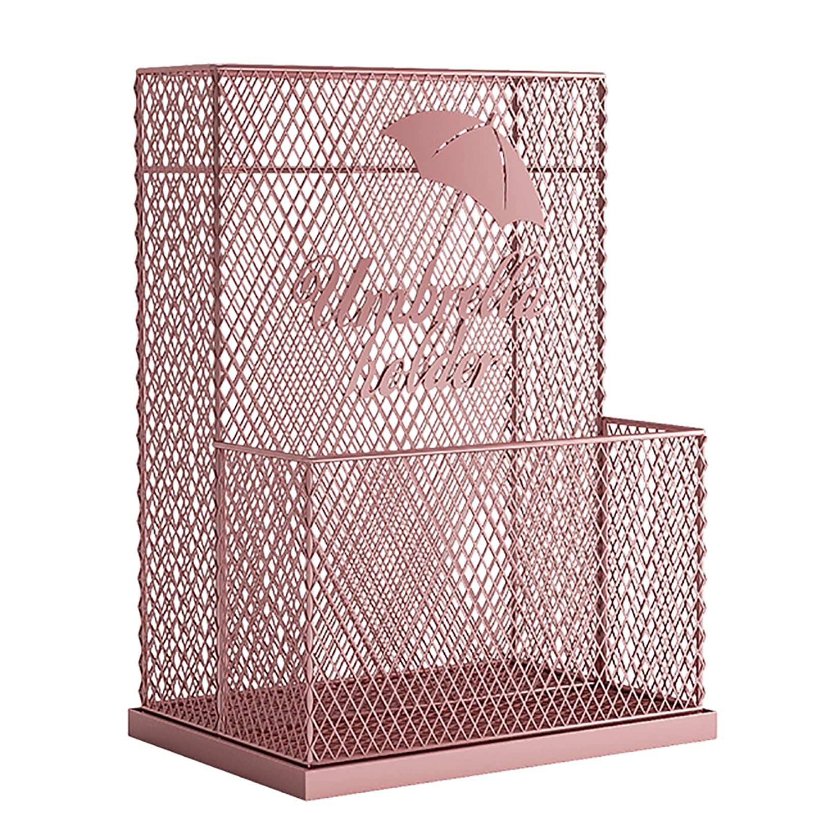 Rangement pour parapluies à deux niveaux pour un porche familial accueillant