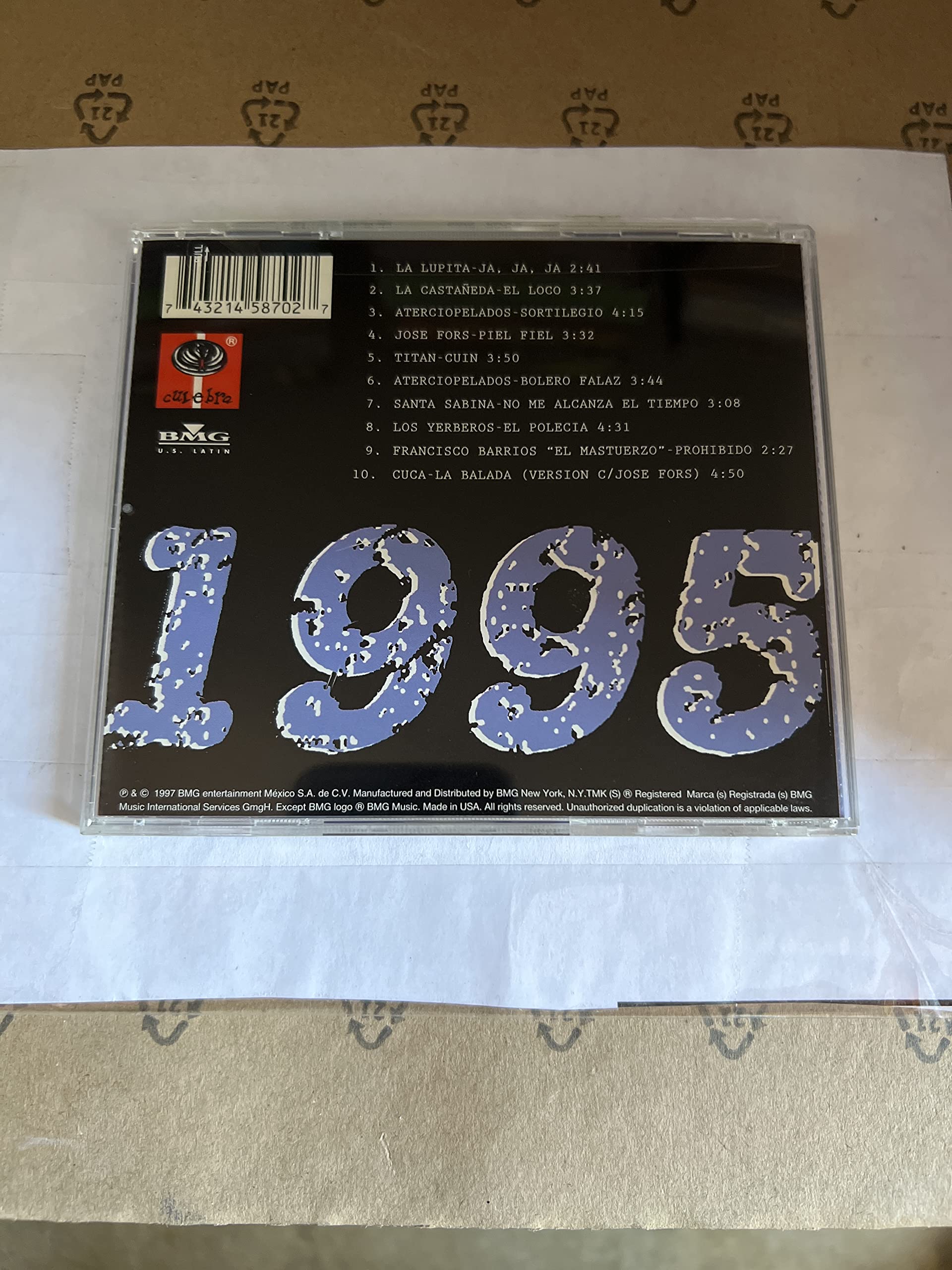 Culebra: Mejor Del Rock 1995