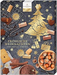 Niederegger Adventskalender Nougat, 1er Pack (1 x 500 g), Schachtel