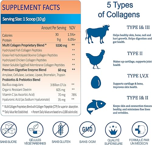 Miniatura 2 de Péptidos de colágeno múltiple 35 porciones