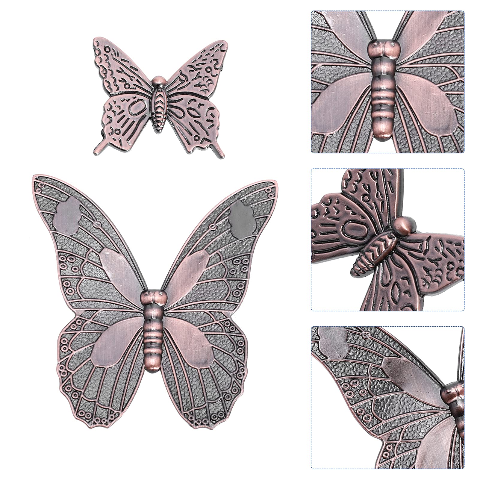 Schmetterling Möbelgriffe 10er Set - Vintage Griffe Aus Zinklegierung