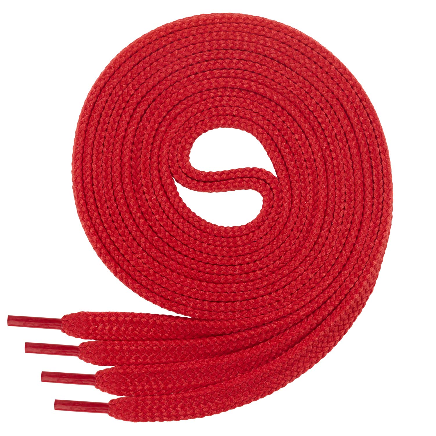 Di ficc hiano 1 par Fischer-Net – Cordones de poliéster – Resistente – Plano – Aprox. 7 mm ancho, 27 Colores, 60 – 200 cm de longitud