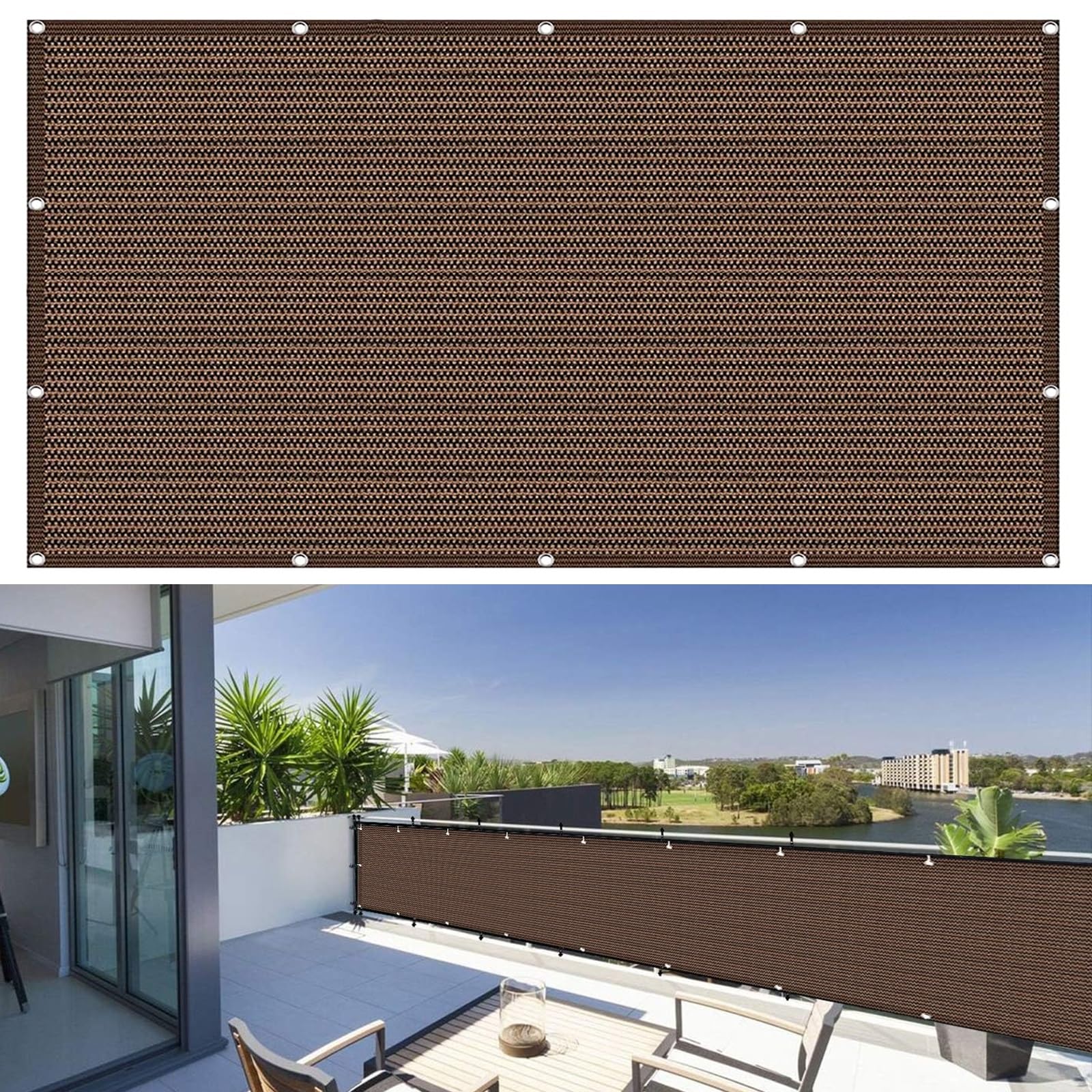 Protégez du Vent votre Balcon avec cet Écran Anti-Regard