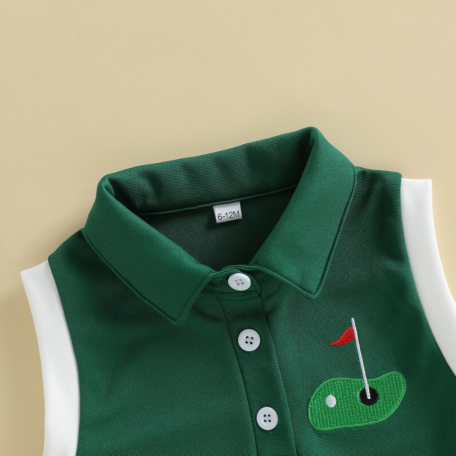 Toddler Girl Golf Outfits Hole In One Golf Sleeveless Polo T-shirt Tops And Pleated Skirt 2Pcs Baby Summer Clothes - Image 4