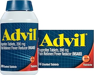 Advil Pain Reliever Fever Reducer Tablets, 100 ct.