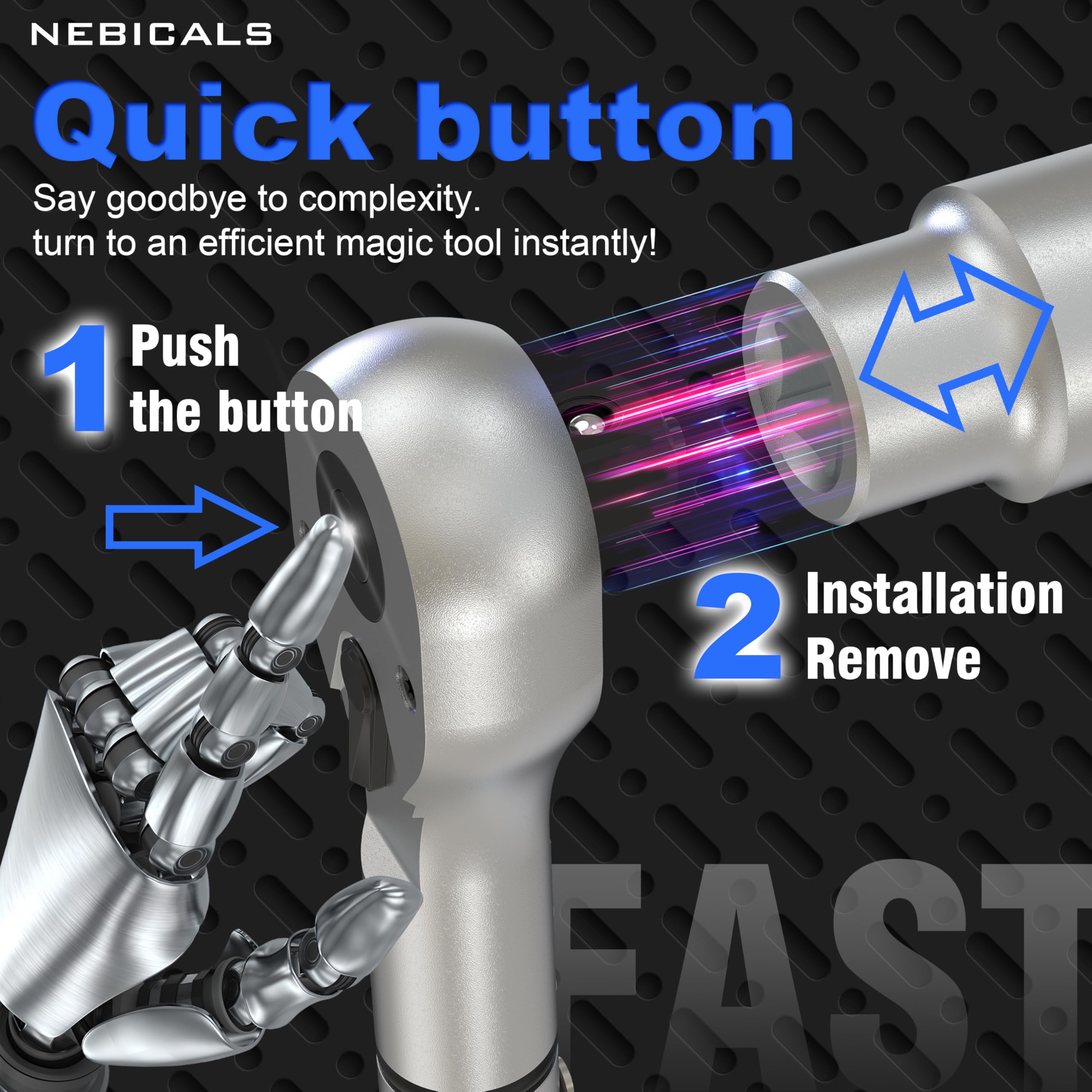Snapklik.com : NEBICALS 3/4 Inch Drive 48 Tooth 100-650 Ft Lb/135-880NM ...