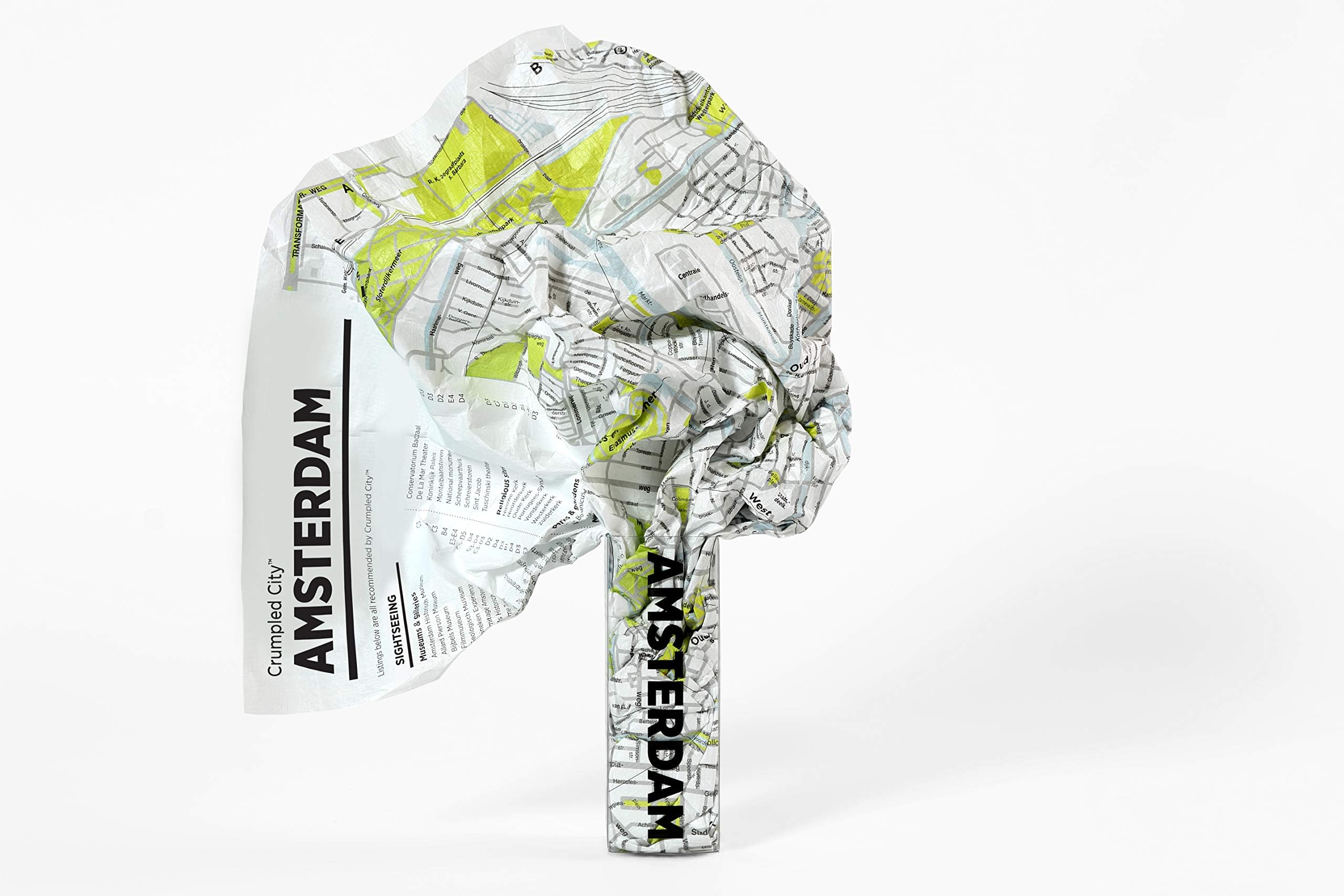 Amsterdam - Crumpled City Map - Palomar (Crumpled City Maps)
