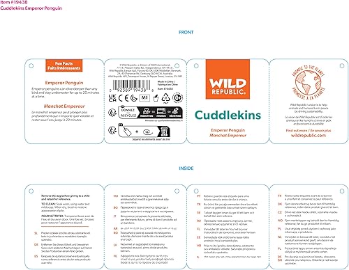Miniatura 2 de Wild Republic Peluche de pingüino emperador, animal de peluche, regalos para niños, peluche, 12 pulgadas