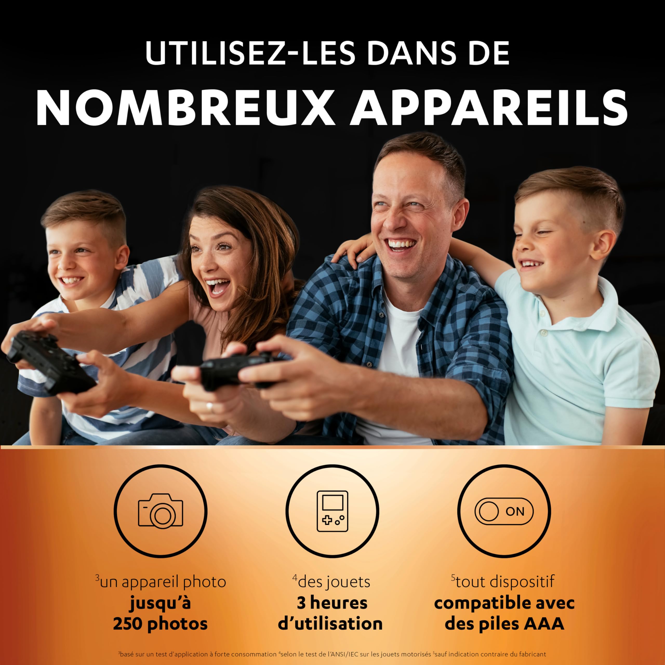 Duracell Piles AAA Rechargeables 750 mAh NiMH Lot de 4 1000 Recharges Pré-chargées