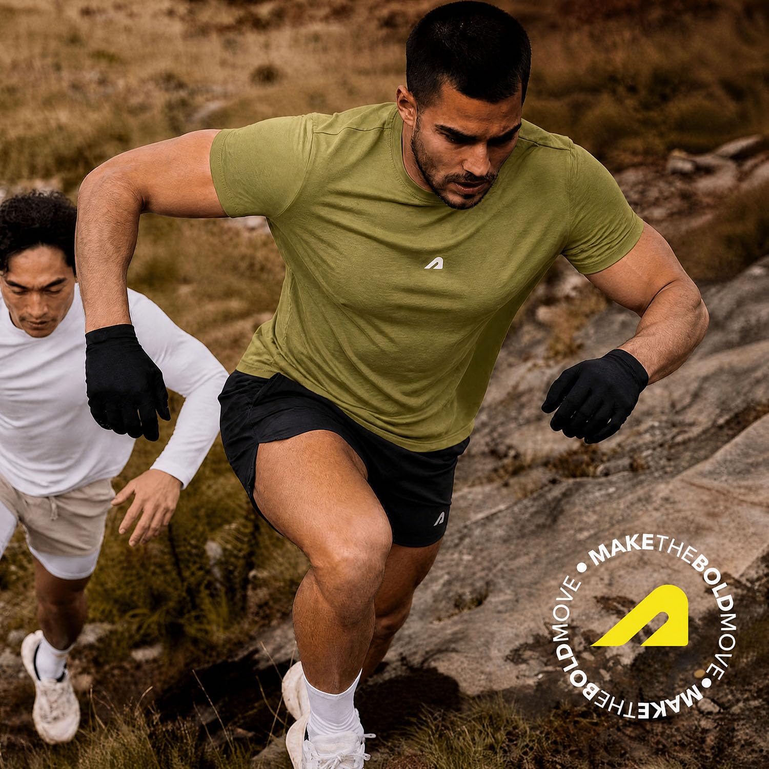 Boldfit Gym T-Shirts for Men β Premium Poly-Spandex Sports Tshirt, Moisture-Wicking, Anti-Odor, Stretch Fit Running & Workout Tees for Active Lifestyle for Man Olive 4