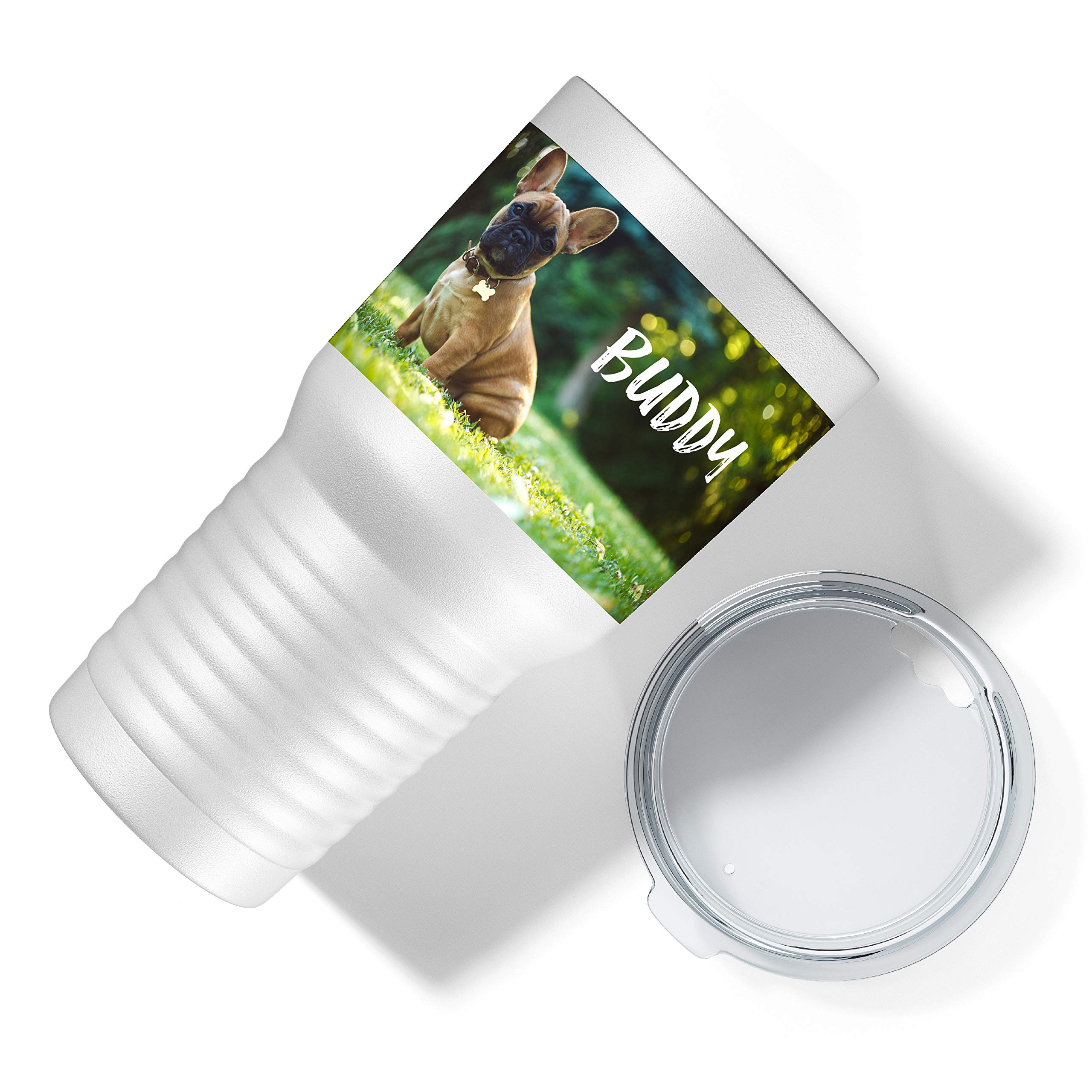 Custom Photo Tumbler - 30 Oz Personalized Stainless Steel Mug With Your Design