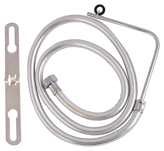 Hindware 511678 Stainless Steel Jet Spray Universal (Chrome, 2 Pieces)