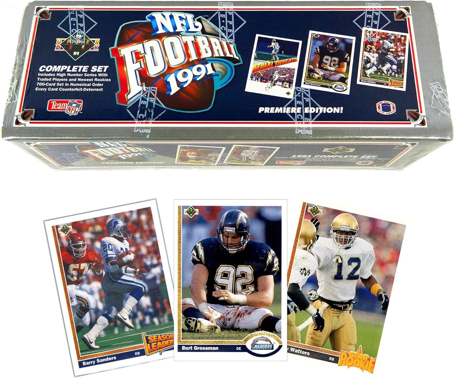 1991 Upper Deck Football Cards Unopened Factory Set (700 different cards) - I...